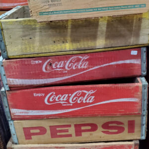 Soda wood crates