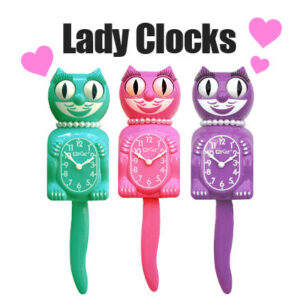 Lady Kit Cat Clocks