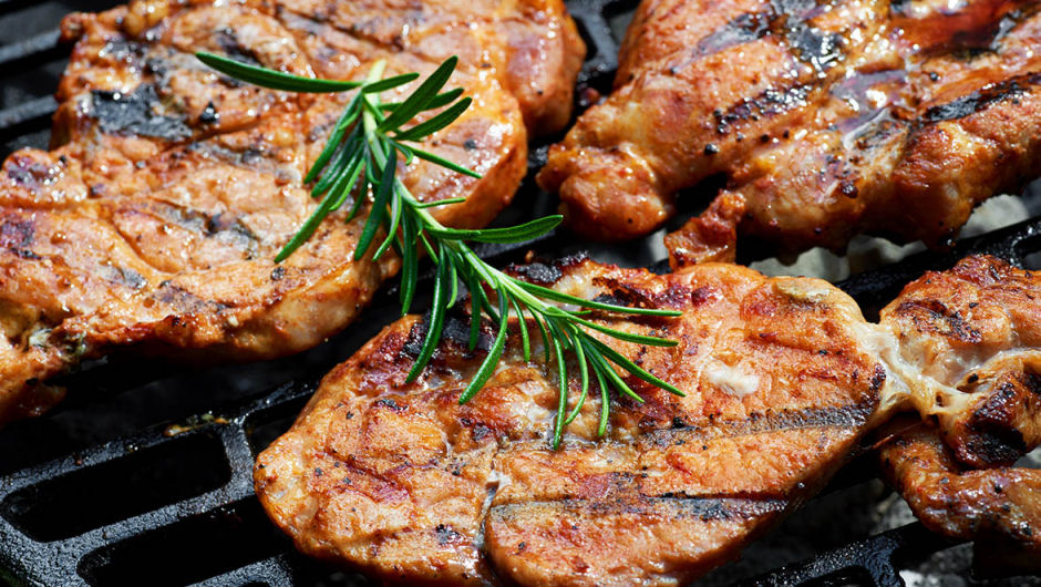 Grilled Pork Steaks