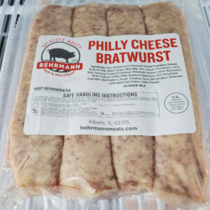 Philly Cheese Bratwurst