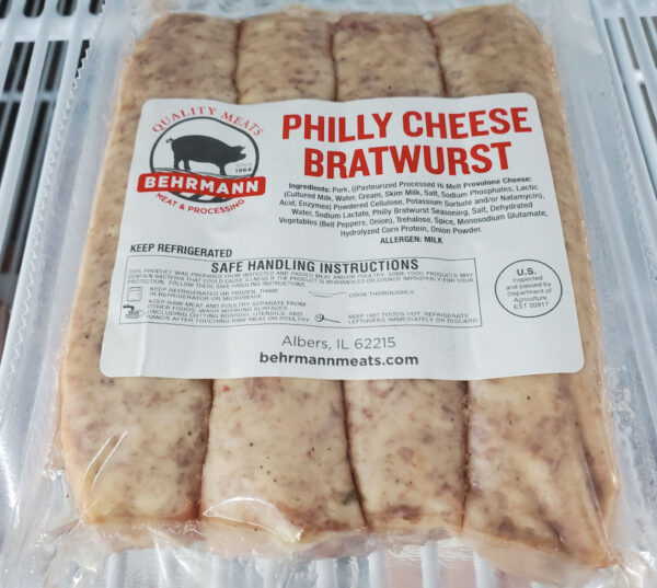 Philly Cheese Bratwurst