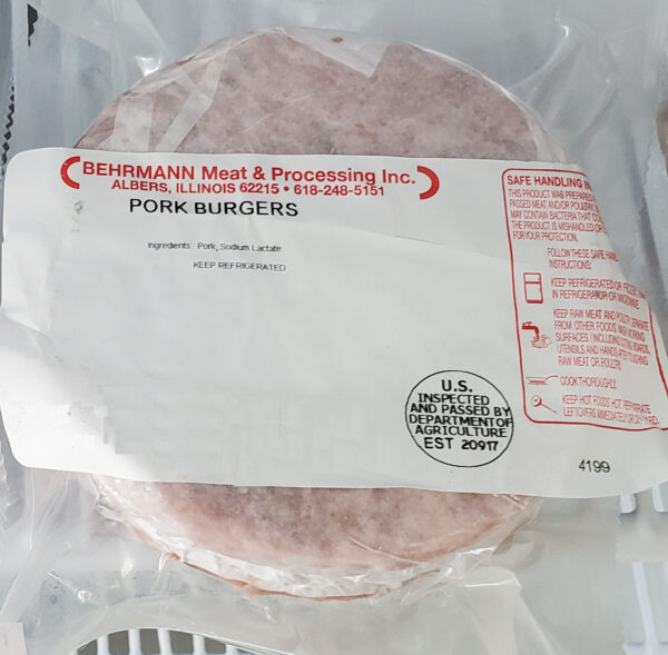 Pork Burgers