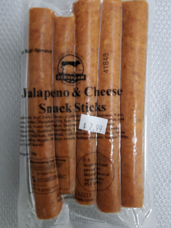 Jalapeno and Cheese Snack Sticks