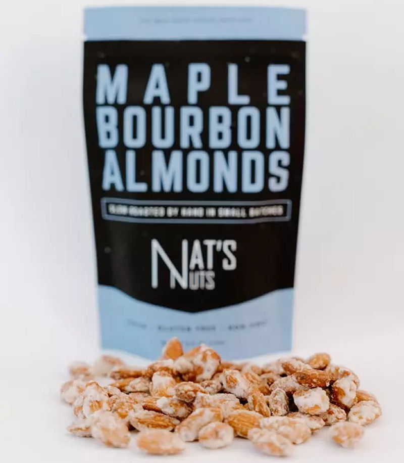 Maple Bourbon Almonds From Nat's Nuts