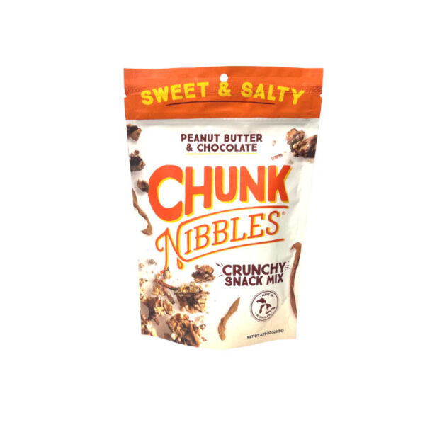 Peanut Butter & Chocolate Chunk Nibbles Snack Mix