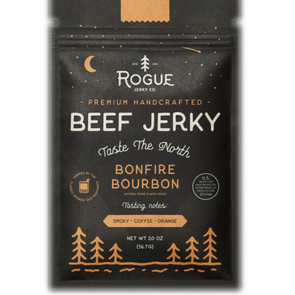 Bonfire Bourbon Jerky From Rogue Jerky Co.
