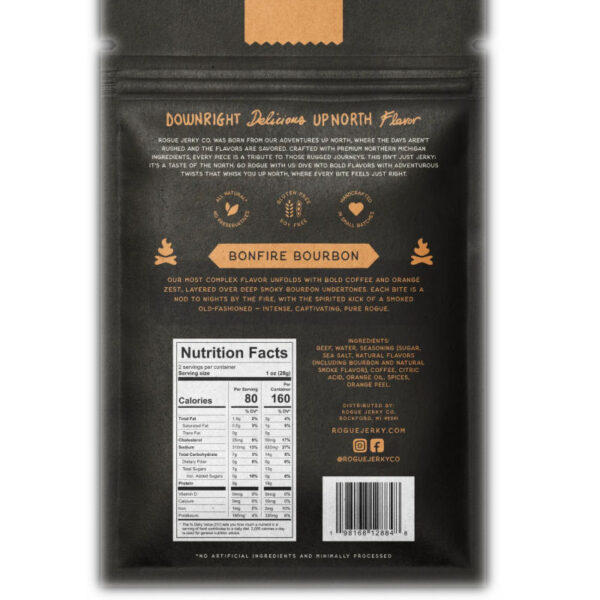 Rogue Jerky Co. - Bonfire Bourbon Jerky - Image 2